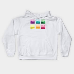 Colourful Views Kids Hoodie